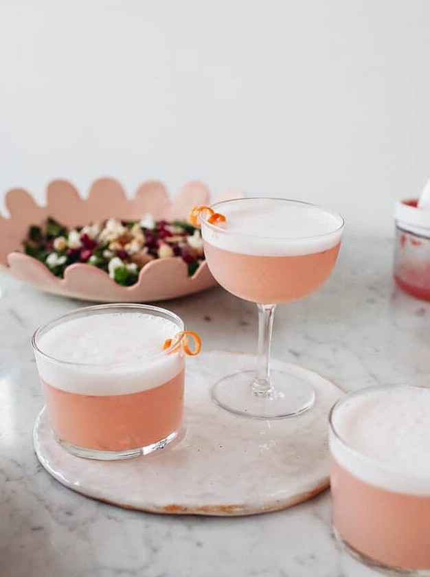 Grapefruit AquaFroth Gin Sour