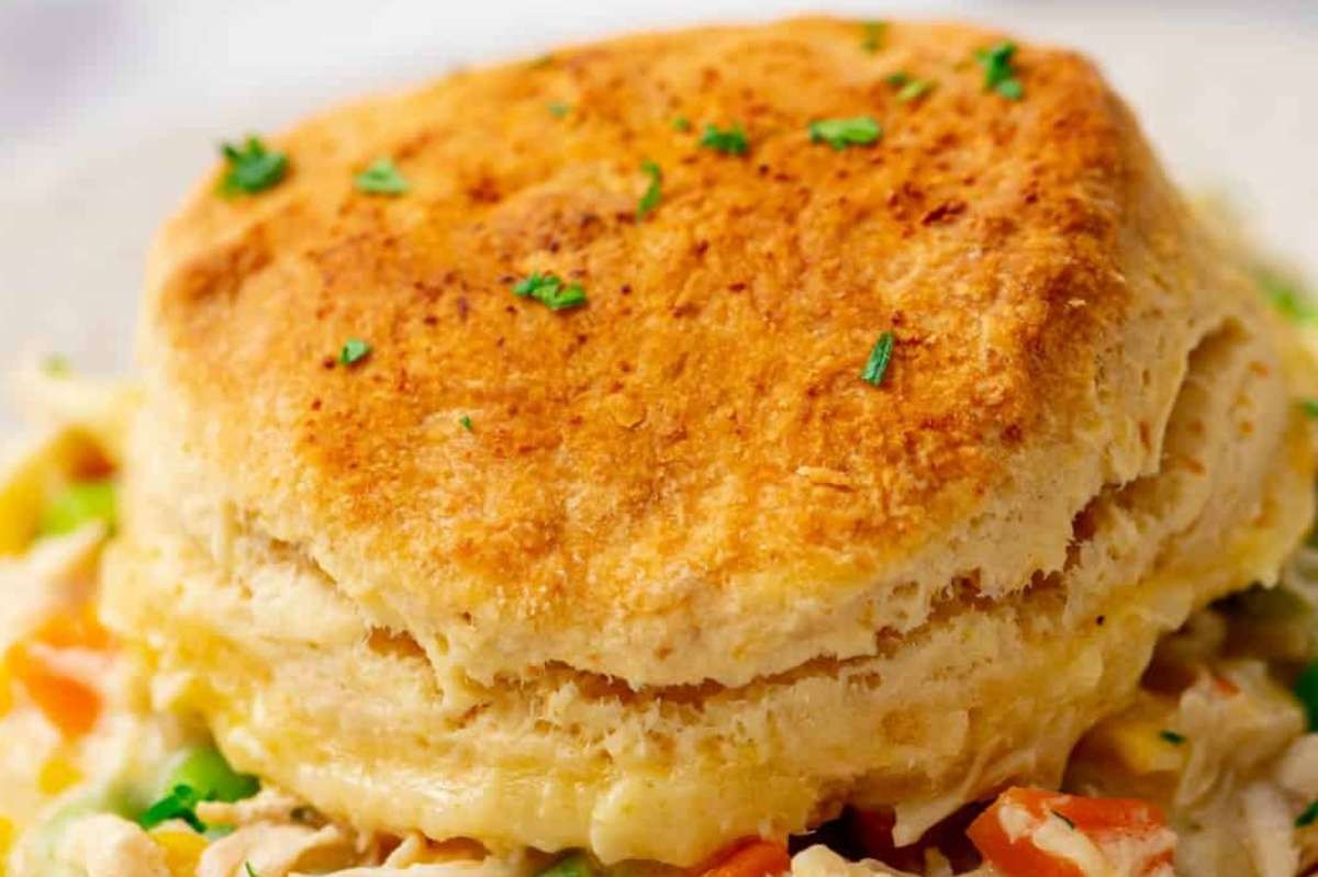 Rotisserie Chicken Biscuit Bake Recipe
