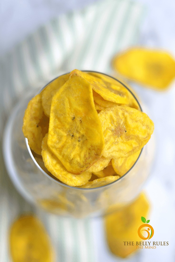 Air-Fried Banana Plantain Chips Recipe