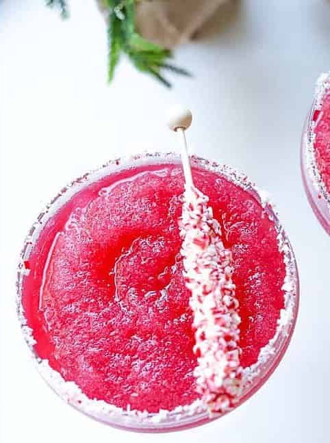 Cranberry Tequila Sparkler with Mint Twist