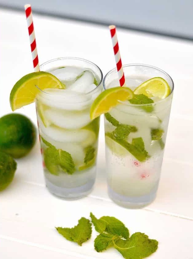 Minty Twist on a Rum Fizz