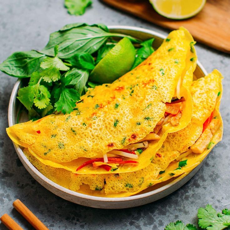 Green Goddess Crepes with Roasted Harvest Vegetables