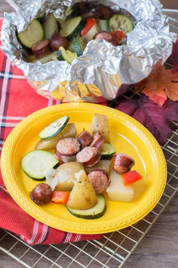 Camping Recipe: Easy Sausage Foil Wraps