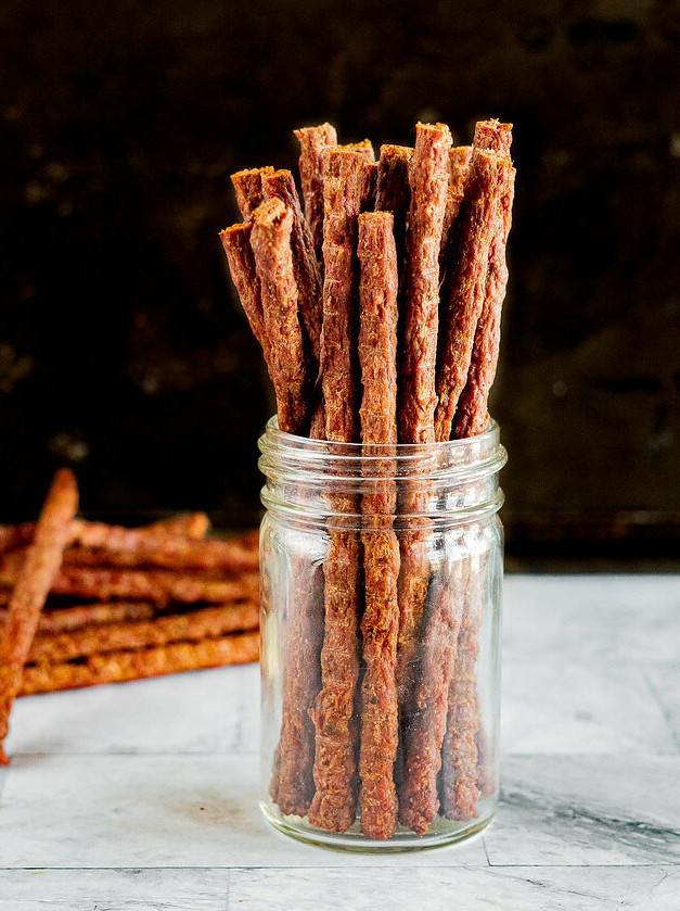 Homemade Smoked Beef Jerky Snacks