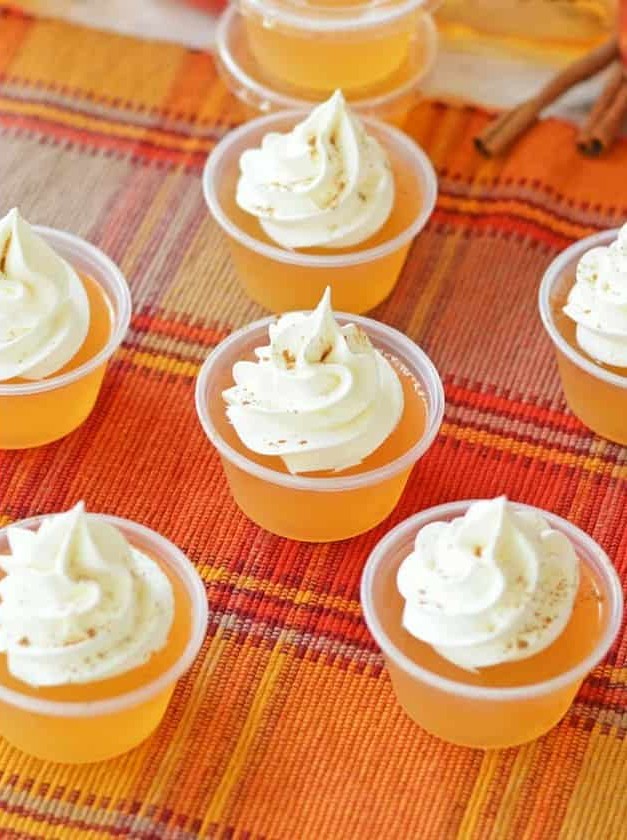 Fall-Inspired Apple Cider Shots