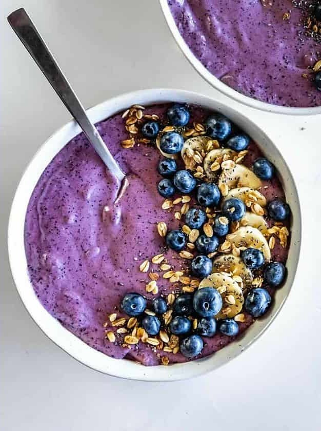 Blueberry Banana Bliss in a Bowl