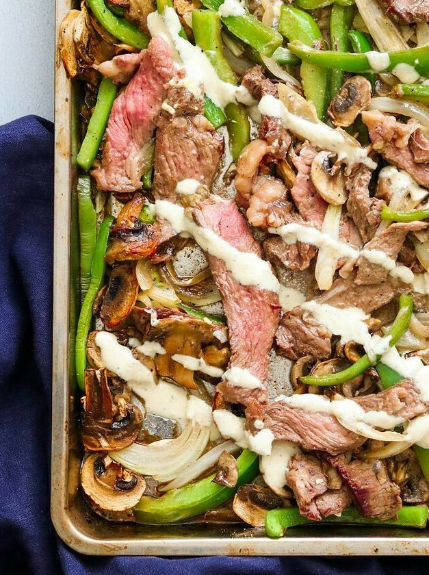 Paleo Philly Cheesesteak in 30 Minutes