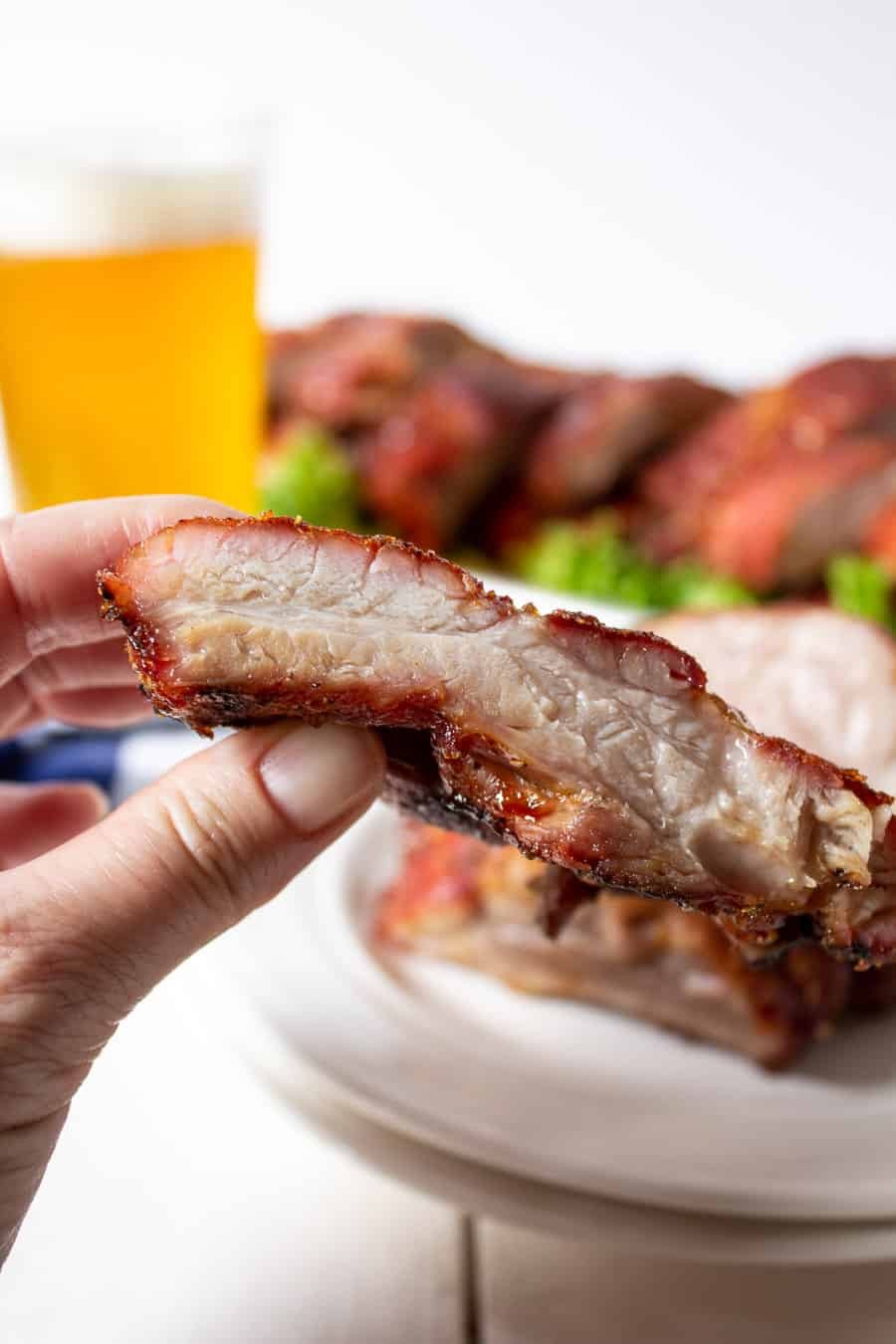 Tender Smoked Baby Back Pork Ribs