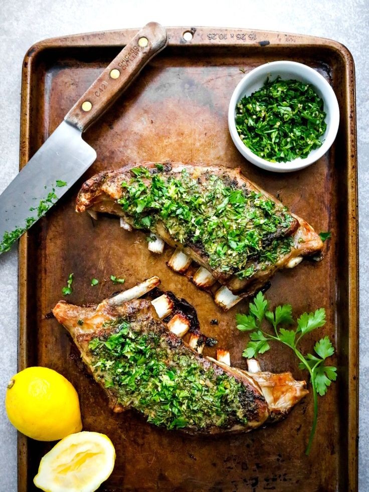 Herb-Crusted Lamb Breast with Horseradish Zest