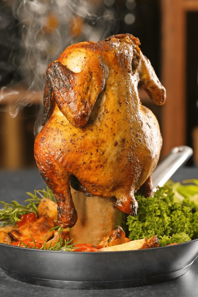 Herby Garlic Butter Roasted Chicken