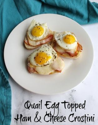 Quail Egg Ham and Cheese Bites