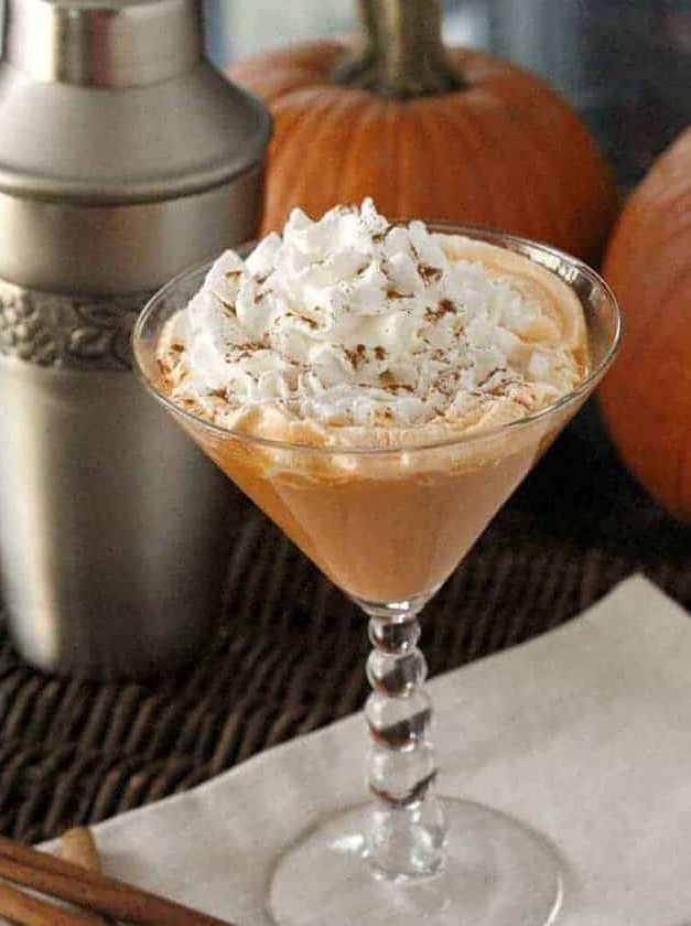 Caramel Pumpkin Spice Martini