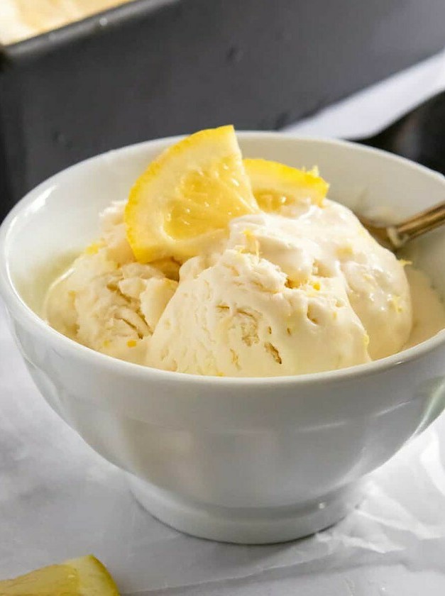 Easy Lemon No-Cook Ice Cream Delight