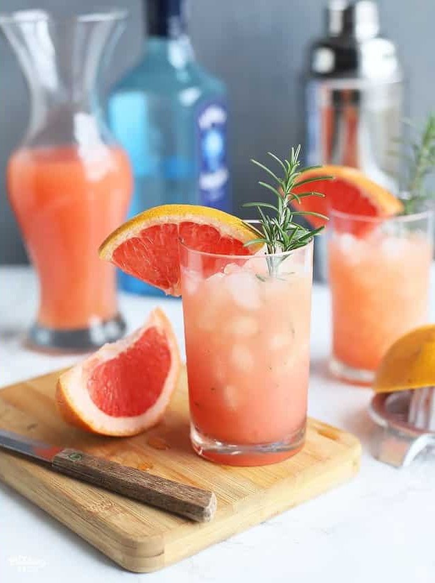 Grapefruit and Rosemary Gin Spritzer