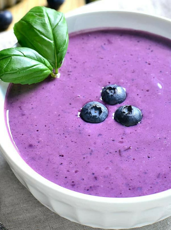 Blueberry Bliss Summer Soup Delight