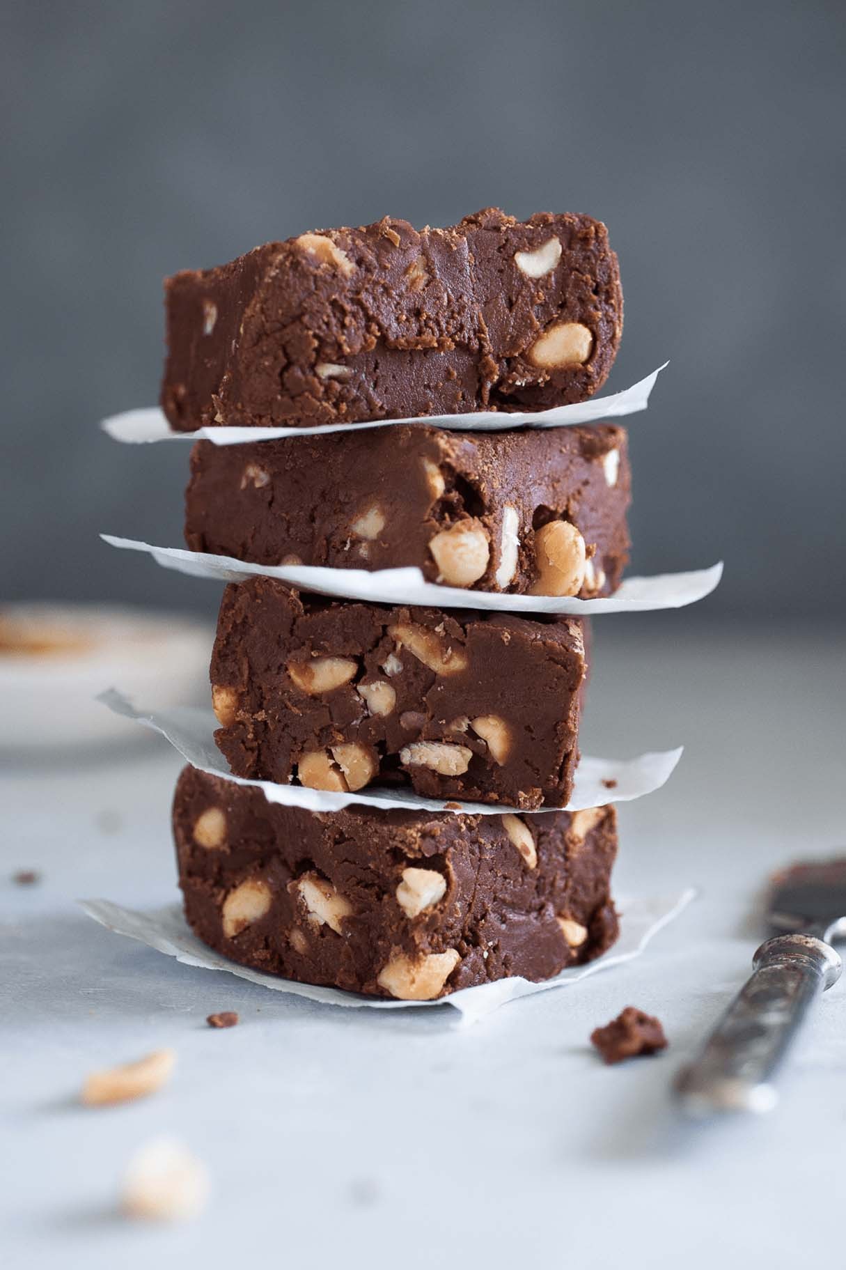 Chocolate Fudge Squares for Kids on-the-go