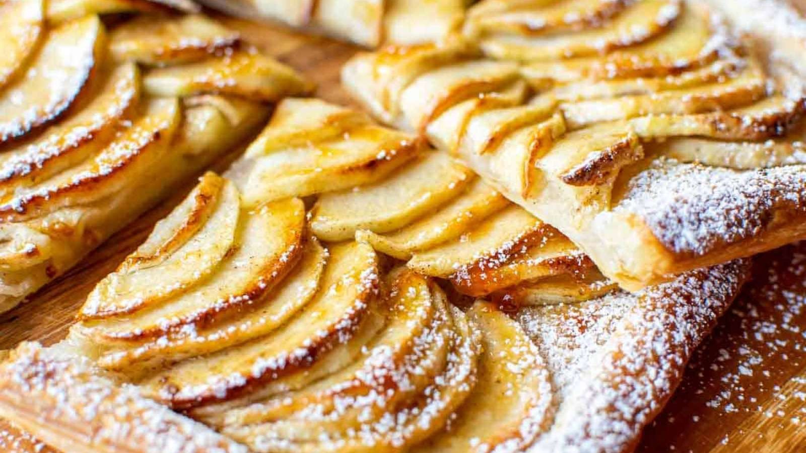 Easy Flaky Apple Tart with Store-Bought Crust