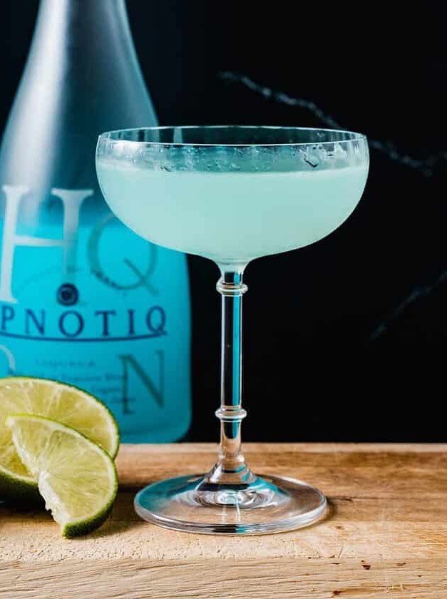 Tropical Twist with Hpnotiq Liqueur