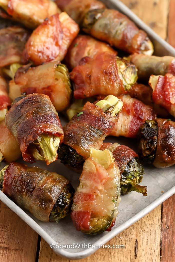 Crispy Bacon-Wrapped Brussels in the Air Fryer