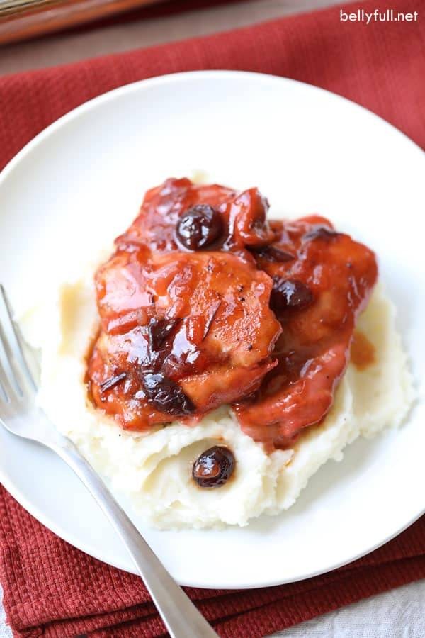 Quick Cranberry Chicken Dinner Solution