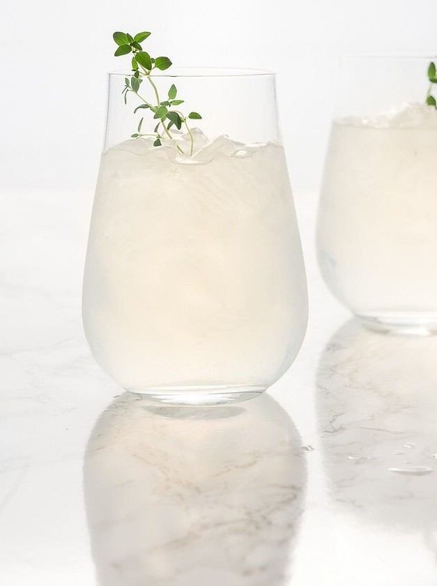 Thyme for a Refreshing Vodka Spritzer