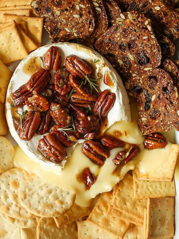 Maple Pecan Baked Brie Delight