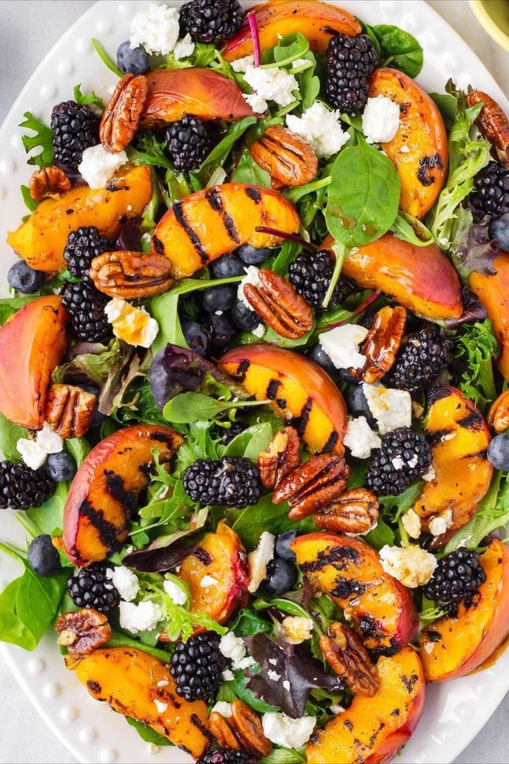 Summer Peach Salad with Smoky Charm