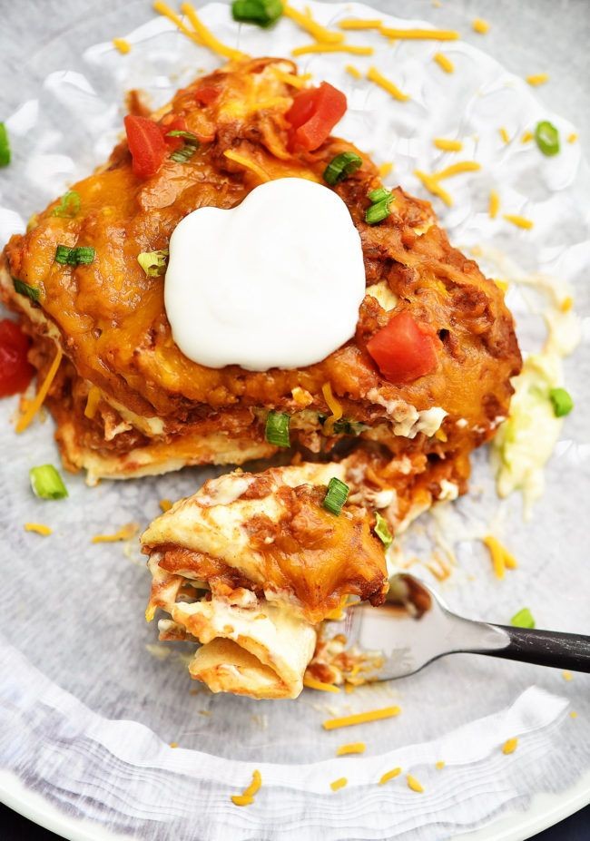 Beef Enchilada Stack Lasagna Bake