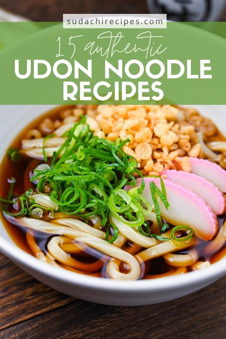 Unique Chicken Udon Noodle Delight