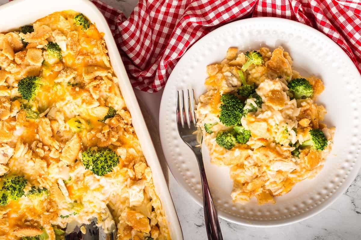 Cheesy Chicken Broccoli Rice Bake Recipe Simplified