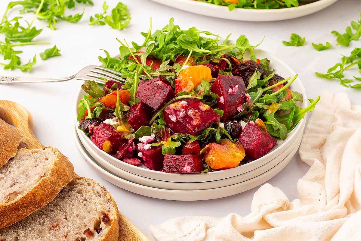 Beet Tangerine Delight Salad