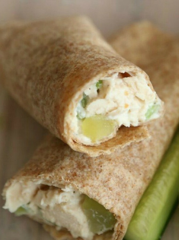Shredded Chicken Wrap Delights
