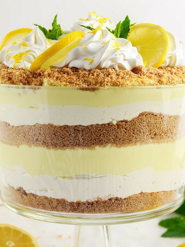 Lemon Dream Layered Dessert Delight