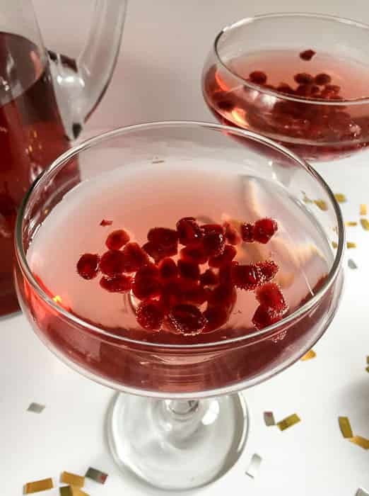 Pomegranate Sparkler: A Festive Holiday Drink
