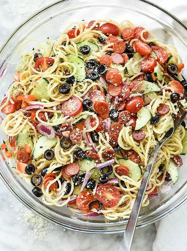 Pepperoni Pasta Salad Italian Style Delight