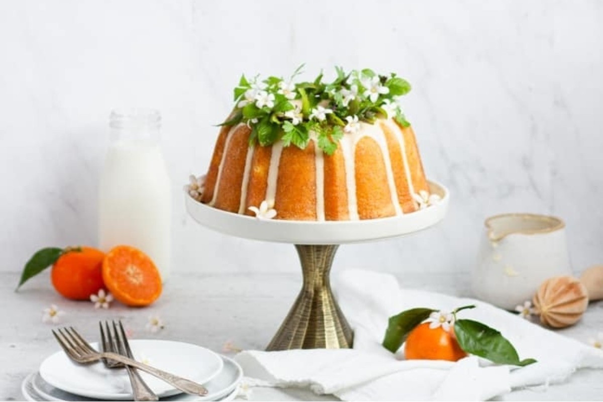 Blossoming Beauty Orange Layer Cake
