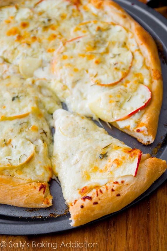 Pear Gorgonzola Pizza with Salty Crust