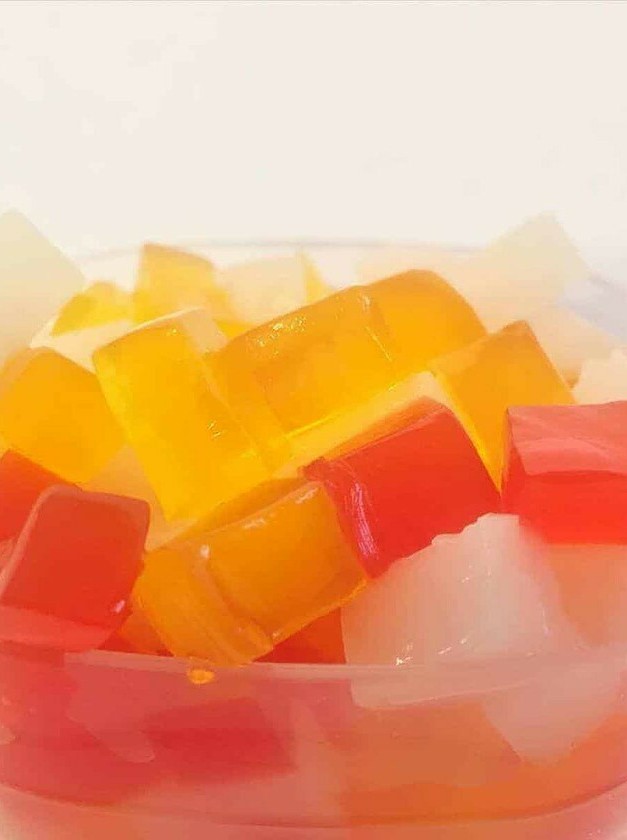 Vibrant Coconut Jelly Boba Delight