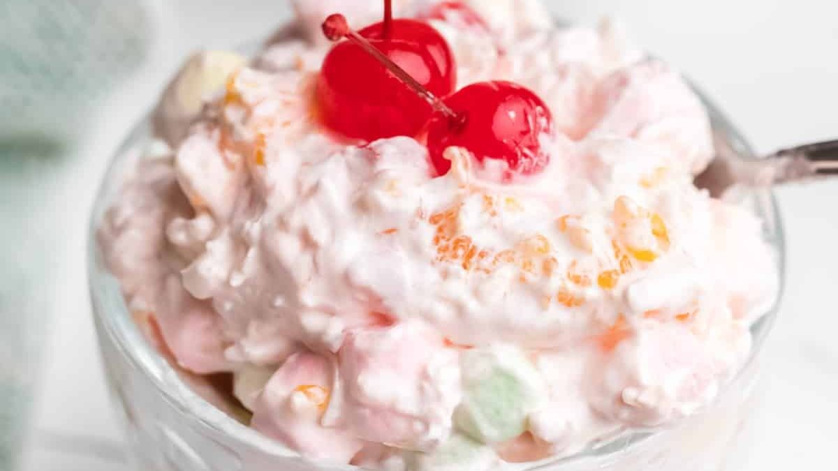 Retro-Style Classic Ambrosia Dessert Recipe