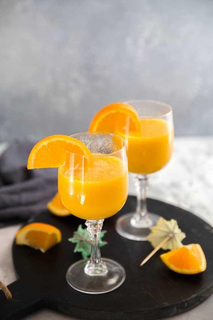 Orange Twist on Prosecco Dessert Floats