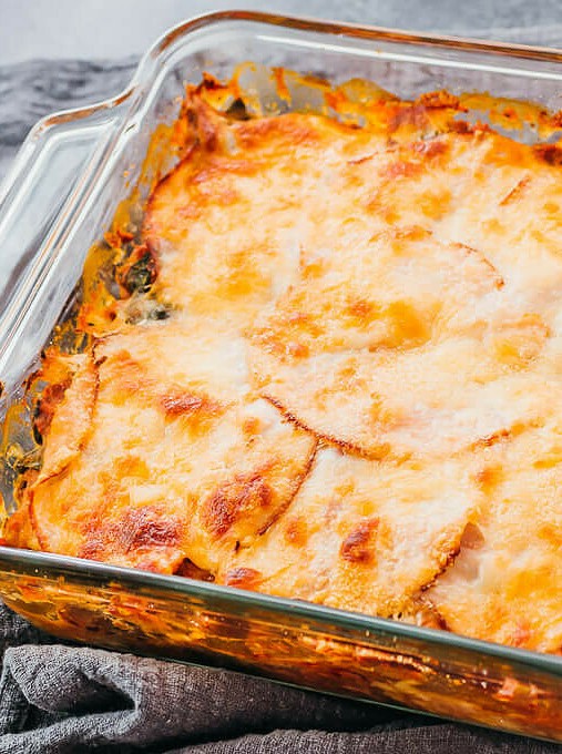 Turkey Stacked Low-Carb Lasagna