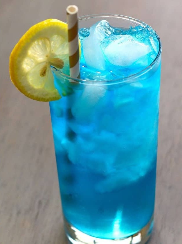 Blue Roadside Romance Cocktail