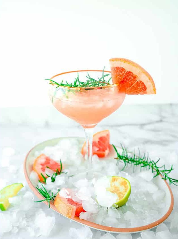 Rosemary Sparkles With Tart Grapefruit Twist