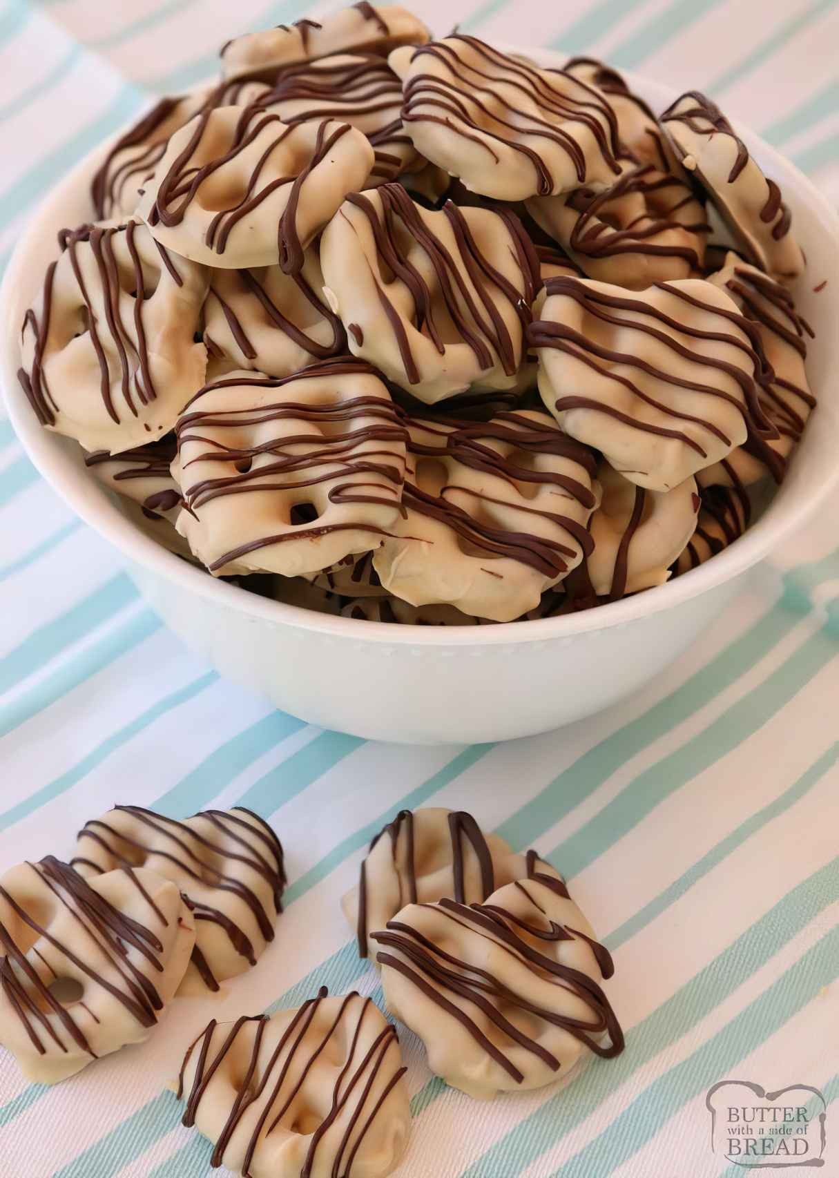 Chocolate Dipped Peanut Butter Pretzel Delights