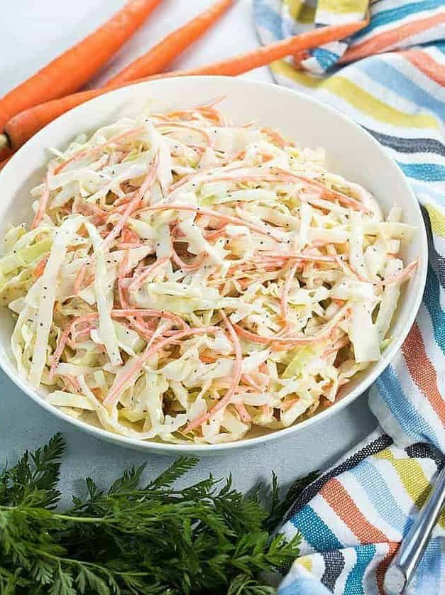 Southern Style Vinegar Coleslaw Recipe