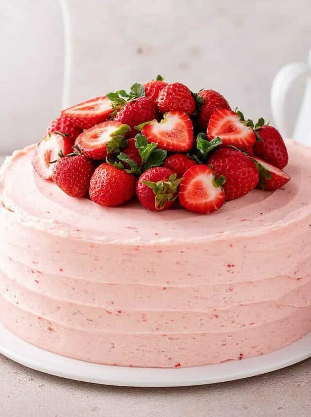 Strawberry Delight Layer Cake