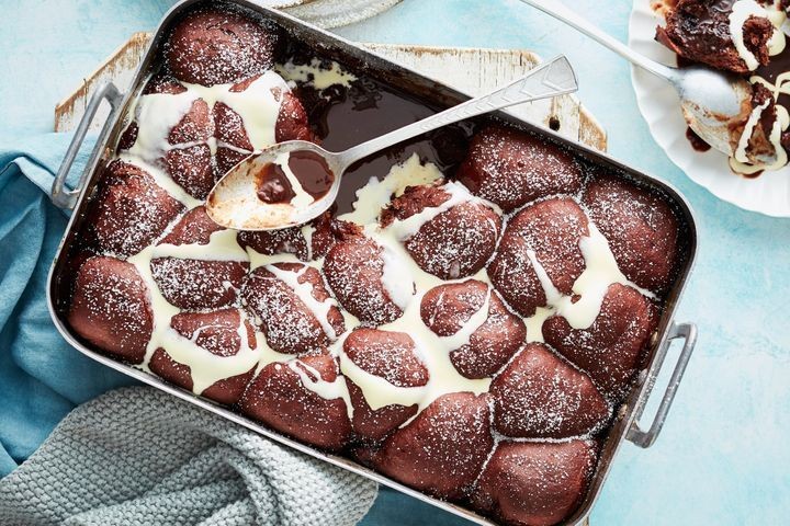 Nutella Chocolate Monkey Bread Pudding Delight