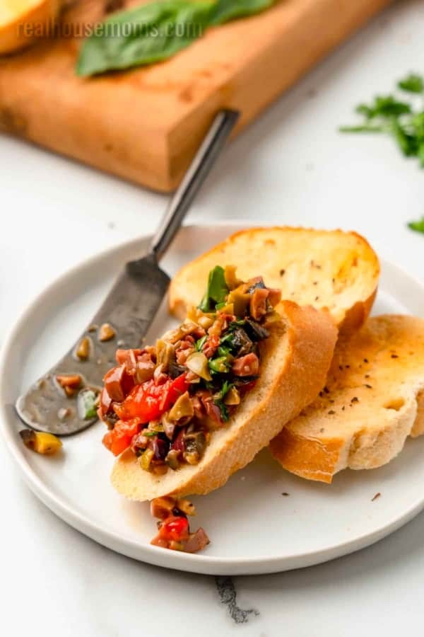 Three Olive Bruschetta Magic in One