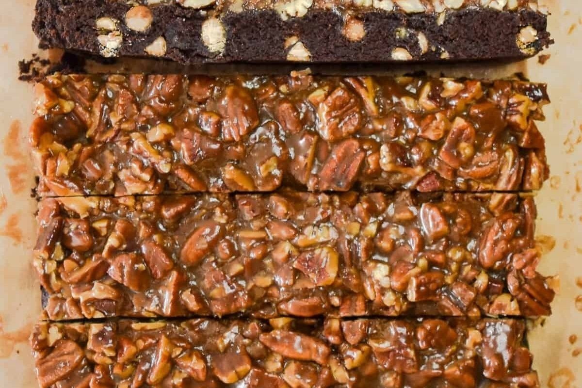 Rich Fudge Brownies with Salted Caramel Crunch