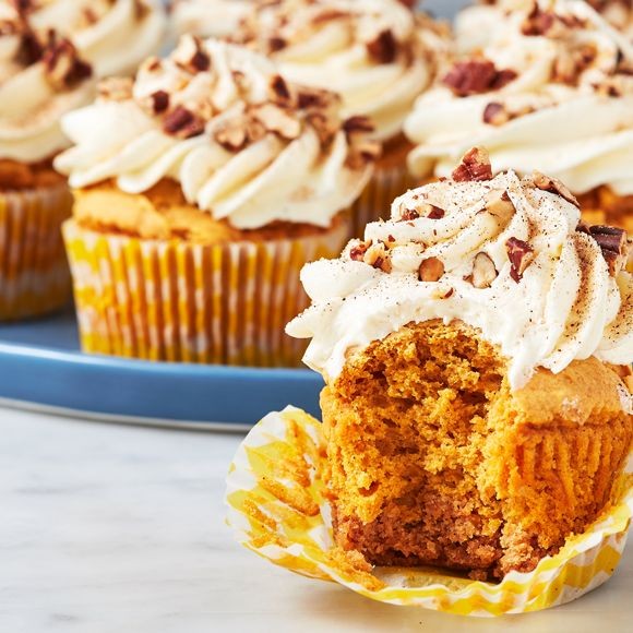 Autumn Pumpkin Spice Cupcakes Delight